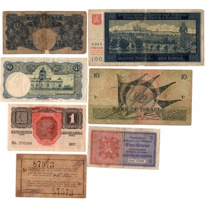 SET 7 sztuk Banknoty Świat
