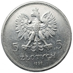 II RP - 5 złotych 1930 Sztandar