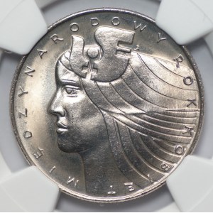 PRL - 20 złotych 1975 - Międzynarodowy Rok Kobiet - NGC MS 65