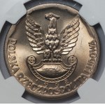 PRL - 10 złotych 1968 - XXV lat Ludowego Wojska Polskiego - NGC MS66