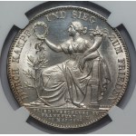 NIEMCY - Bawaria - Ludwik II talar 1871 - Monachium - NGC UNC DETAILS