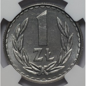 PRL - 1 złoty 1988 - NGC MS 66