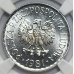 PRL - 1 złoty 1981 - NGC MS 68