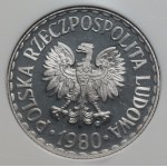 PRL - 1 złoty 1980 - PCG PR 70