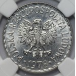 PRL - 1 złoty 1978 - NGC MS 64