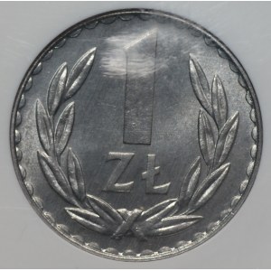 PRL - 1 złoty 1978 -NGC MS 64