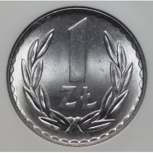 PRL - 1 złoty 1976 - NGC MS 66