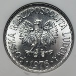 PRL - 1 złoty 1976 - NGC MS 66