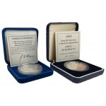 JAMAJKA - zestaw srebrnych monet 2 x 25 dolarów 1991-1995