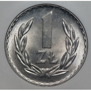 PRL - 1 złoty 1971 - NGC MS 64