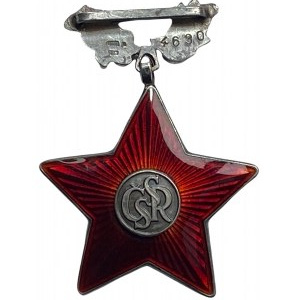 Czechosłowacja - Order czerwonej gwiazdy srebro 925