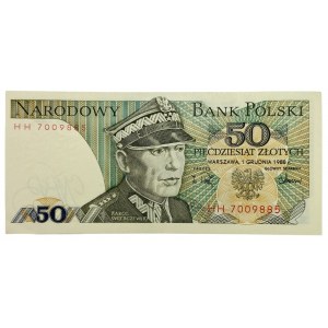 PRL - Set Banknotów 91 x 50 złotych 1988 seria HH