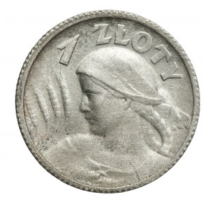 II RP - 1 złoty 1924 róg i pochodnia Paryż