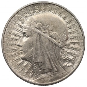 II RP - 5 złotych 1933 Głowa Kobiety