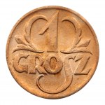 II RP - zestaw 4 x 1 grosz 1923 oraz 1927 i 2 grosze 190,1934