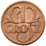 II RP - zestaw 4 x 1 grosz 1923 oraz 1927 i 2 grosze 190,1934