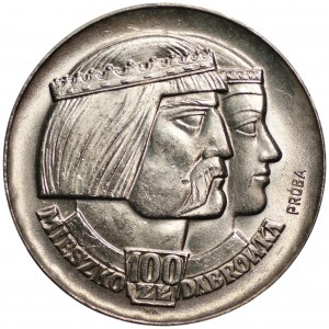 PRL - 100 złotych 1966 - Mieszko i Dąbrówka - PRÓBA