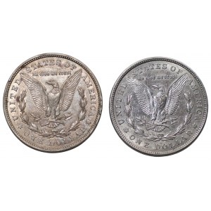 USA - 2 x 1 dolar 1921 - (D) Denwer