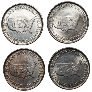 USA 4 x 1/2 Dolara 1952 - George Washington Carver i Booker T.