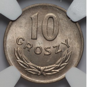 PRL - 10 groszy 1949 - NGC MS 64