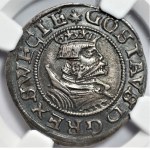 SZWECJA - Gustav I Vasa (1523-1560) - 2 ore 1541 - NGC AU53