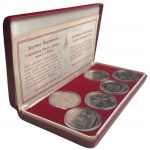 ZSRR - Olimpiada w Moskwie - zestaw 6 sztuk monet 1 rublowych w dedykowanym etui
