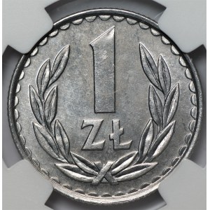 PRL - 1 złoty 1986 - NGC MS 65