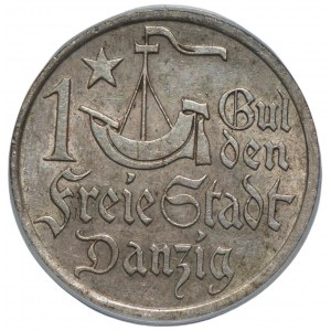 Wolne Miasto Gdańsk - 1 gulden 1923 - ANACS AU 50