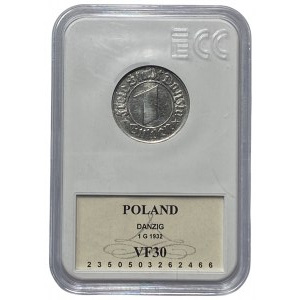 Wolne Miasto Gdańsk - 1 gulden 1932 - GCN VF30