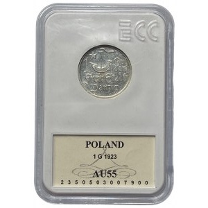 Wolne Miasto Gdańsk - 1 gulden 1923 - PCG AU55