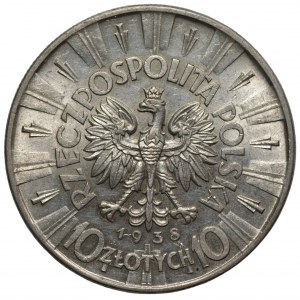 II RP, 10 złotych 1938, Józef Piłsudski