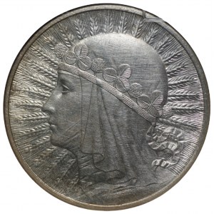 II RP - 10 złotych 1932 - Głowa kobiety - GCN AU 55