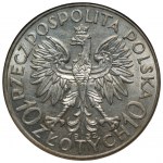 II RP - 10 złotych 1932 - Głowa kobiety - GCN AU 55