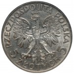 II RP - 5 złotych 1933 - Głowa kobiety - GCN AU 58