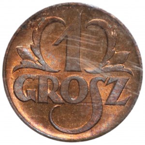 II RP - 1 grosz 1923 - PCGS MS 64 RB