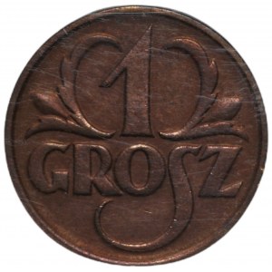 II RP - 1 grosz 1927 - PSG MS 60