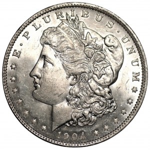 USA - 1 dolar 1904 (O) - Nowy Orlean - Morgan Dollar