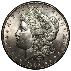USA - 1 dolar 1902 (O) - Nowy Orlean - Morgan Dollar
