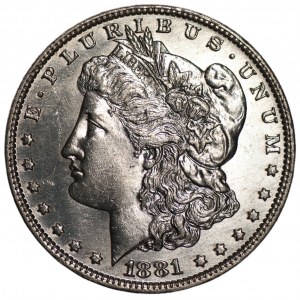 USA - 1 dolar 1881 (O) - Nowy Orlean - Morgan Dollar