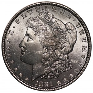 USA - 1 dolar 1881 - Filadelfia - Morgan Dollar