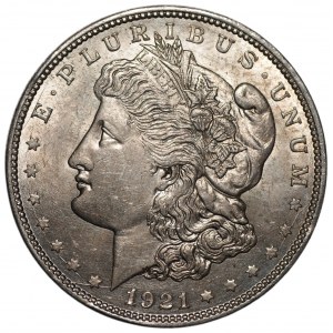 USA - 1 dolar 1921 (D) - Denver - Morgan Dollar