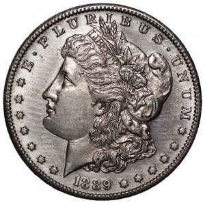 USA - 1 dolar 1889 (S) - San Francisco - Morgan Dollar - Ładny
