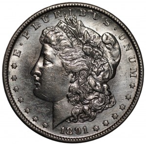 USA - 1 dolar 1891 (S) San Francisco - Morgan Dollar