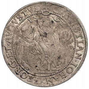 NIEMCY - Sakosonia - Krystian II, Jan Jerzy I i August (1591-1611) - Talar 1592 HB, Drezno