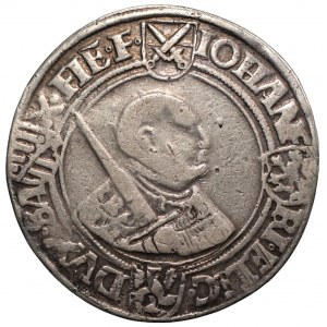 NIEMCY - Saksonia - Jan Fryderyk I i Jerzy (1532-1539) - Talar (Guldengroschen) 1537, Annaberg