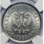 PRL - 1 złoty 1968 - NGC MS65 RZADKI ROCZNIK