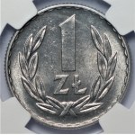 PRL - 1 złoty 1967 - NGC MS65