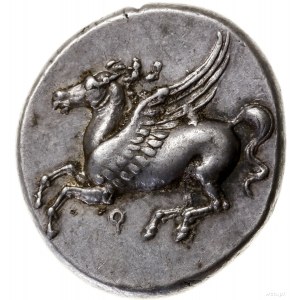 Stater, 345–307 pne; Aw: Pegaz lecący w lewo, poniżej z...