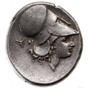 Stater, 345–307 pne; Aw: Pegaz lecący w lewo, poniżej z...