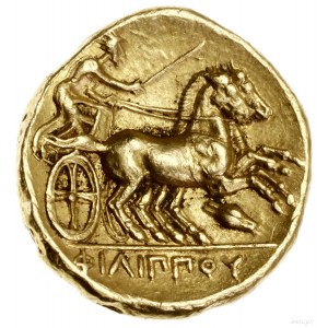 Stater, 340–328 pne, mennica Amfipolis; Aw: Głowa Apoll...